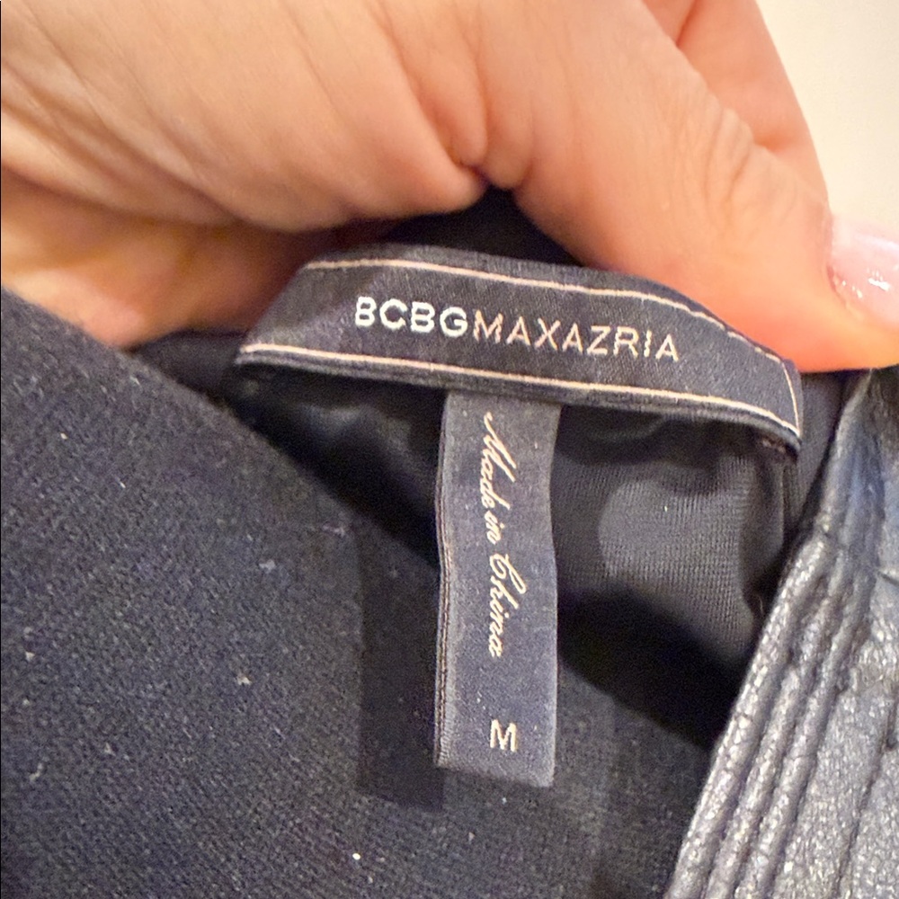 BCBGMaxAzria Black Sleeveless Wrap Dress - Picture 2 of 7